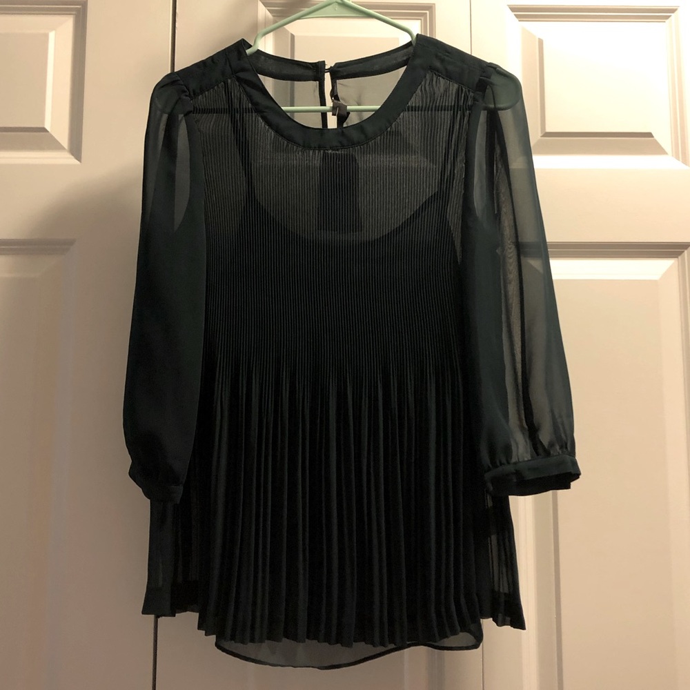 Banana Republic sheer baby doll blouse, NWT